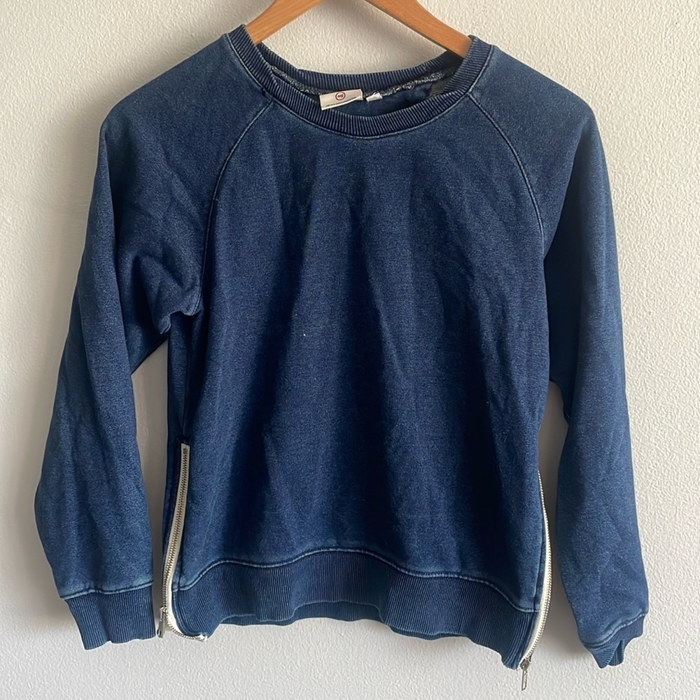 AG Kids Blue Cotton Sweatshirt Size Large